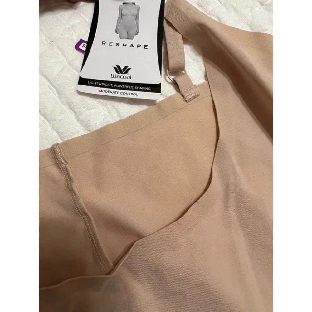 Wacoal NWT Sz 2XL Open Bust Thigh Shaper Lightweight Moderate Control - Picture 8 of 13